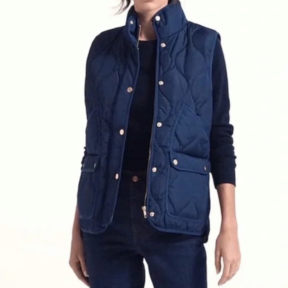 NWT JCrew Quilted Puffer Vest | Size XXS - Picture 1 of 14